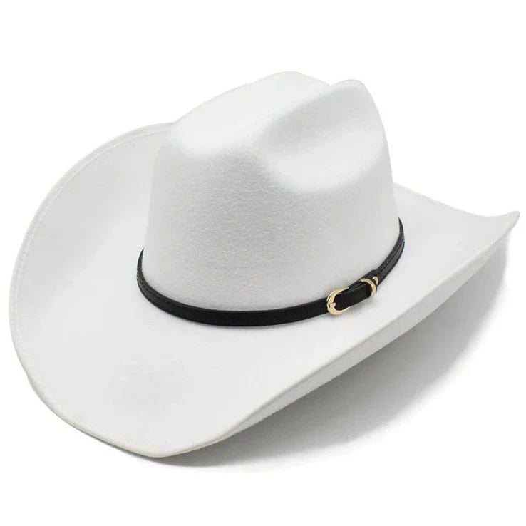 Chapeau de Cowboy Blanc Homme