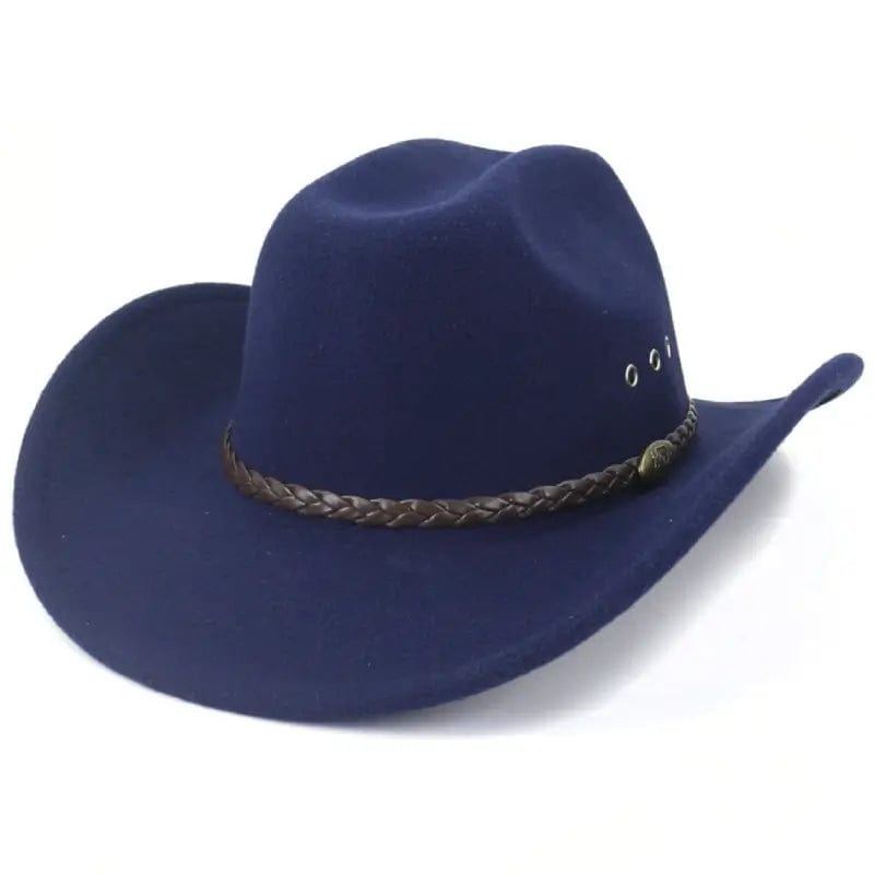 Chapeau de Cowboy Bleu Bleu marine