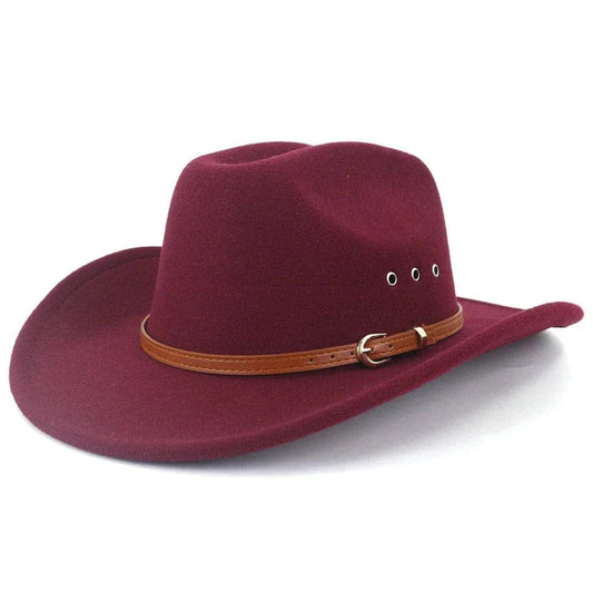 Chapeau de Cowboy Bordeaux