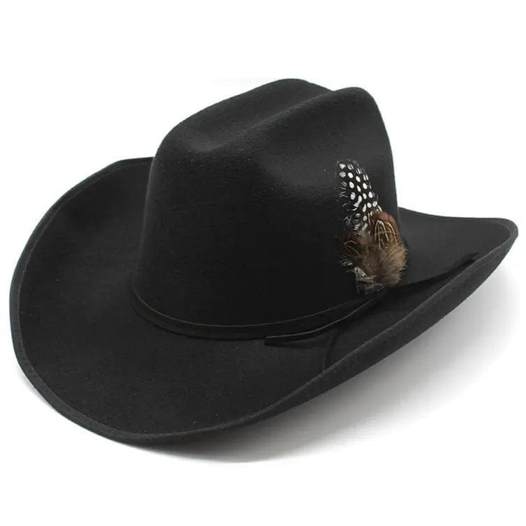 Chapeau de Cowboy Femme Noir