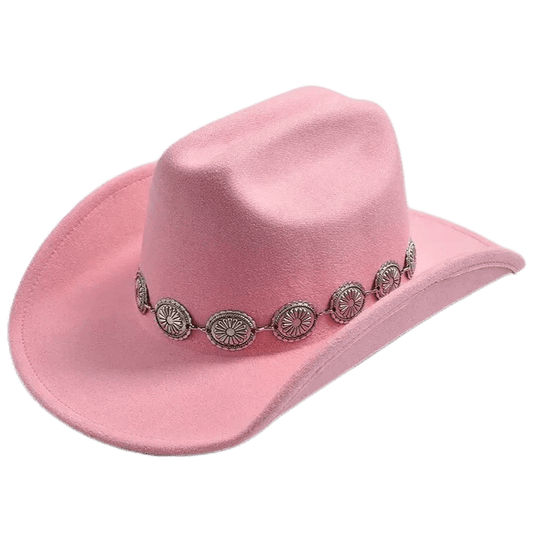 Chapeau de Cowboy Femme Rose