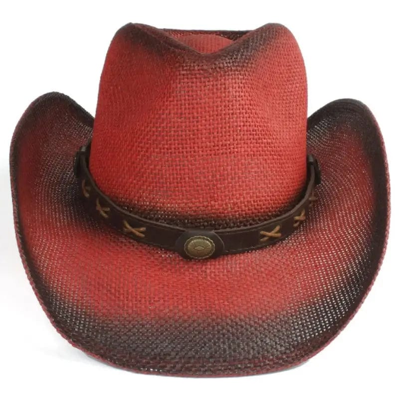 Chapeau de Cowboy Femme Rouge