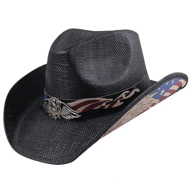 Chapeau de Cowboy USA Noir