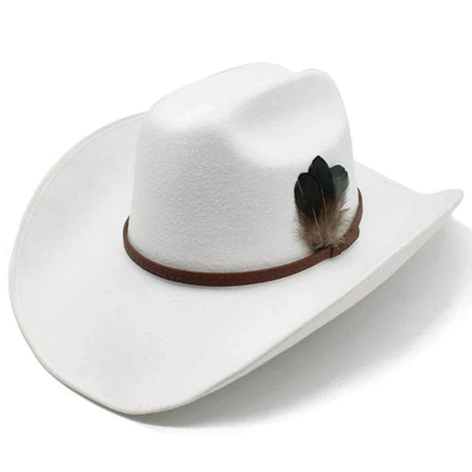 Chapeau Western Blanc