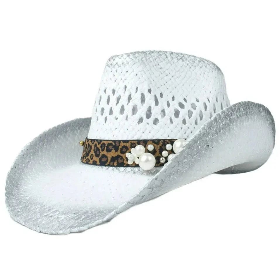 Chapeau Western en Paille Femme