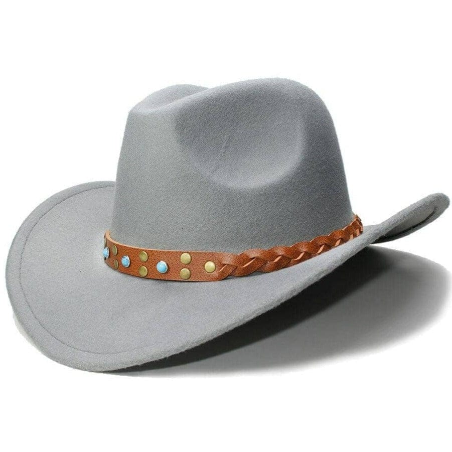 Chapeau Western Enfant Gris