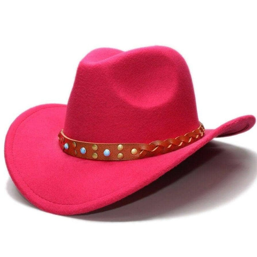 Chapeau Western Enfant Rose