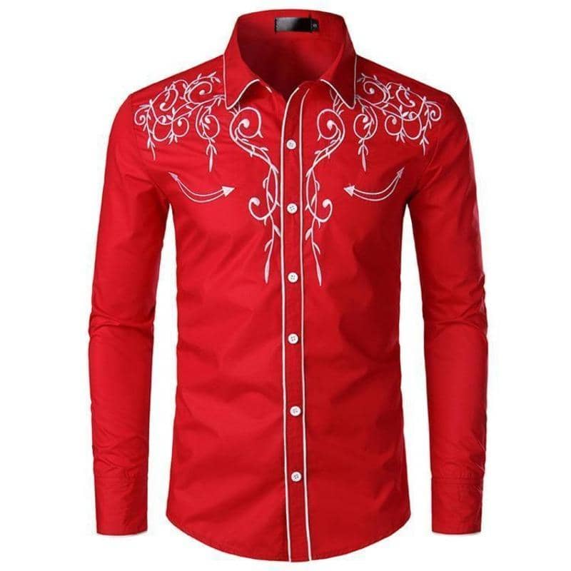 Chemise Country Rouge S