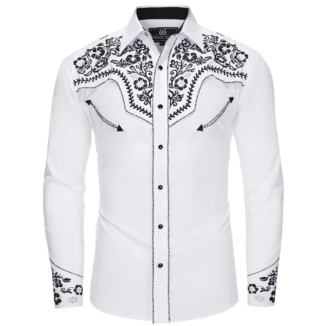 Chemise Cowboy Blanche S