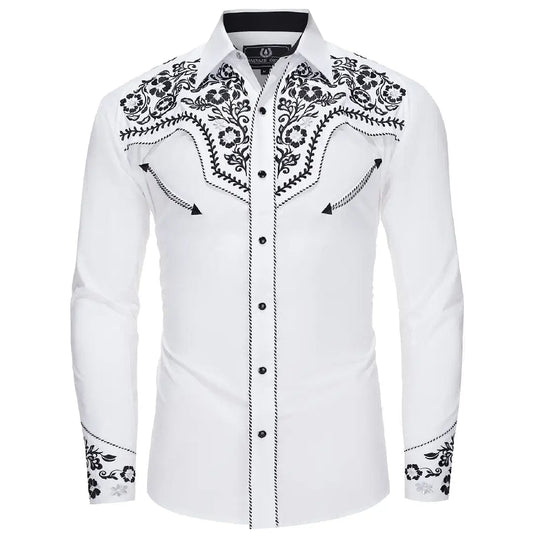 Chemise Cowboy Blanche S