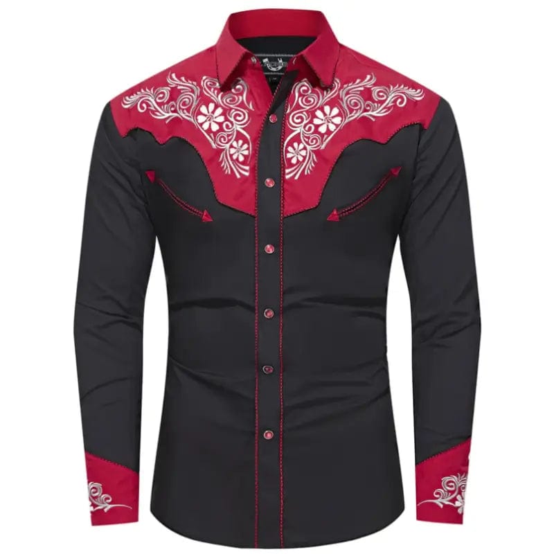 Chemise Cowboy Rouge S