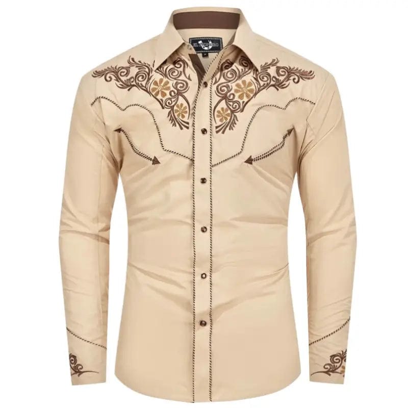 Chemise Western Beige S