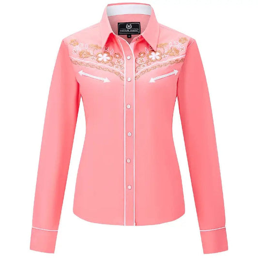 Chemise Western Rose S