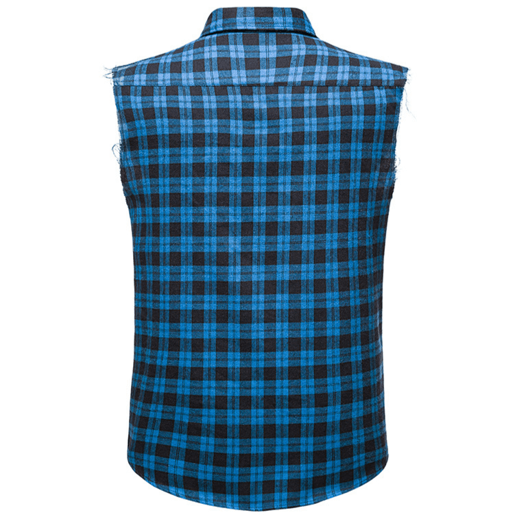 Chemise Western sans Manches pour Homme