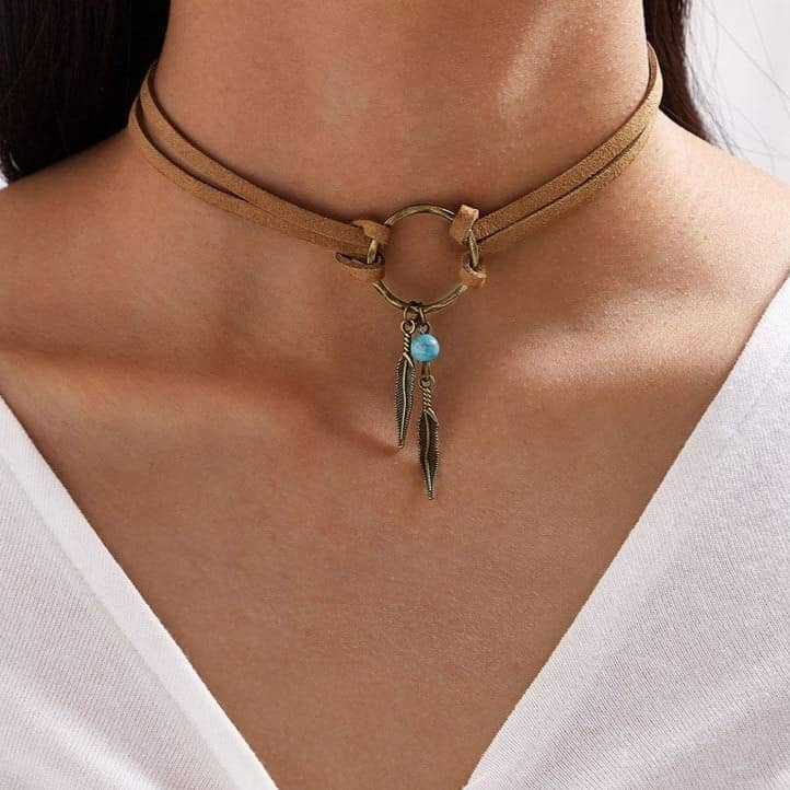 Collier Amérindien pour Femme