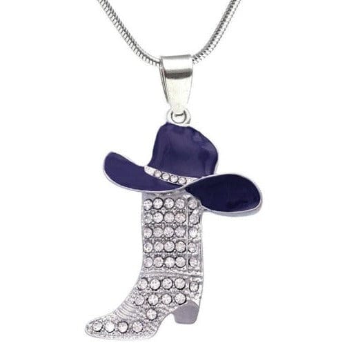 Collier Country Femme Bleu marine