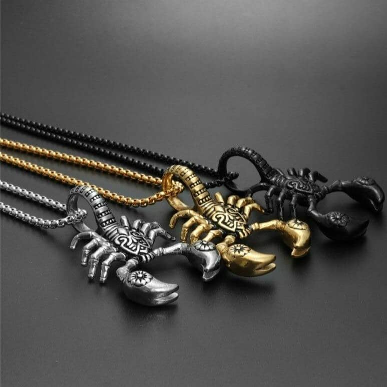 Collier Pendentif Scorpion