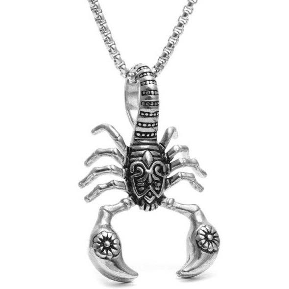 Collier Pendentif Scorpion Argenté / Pendentif seul