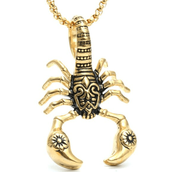 Collier Pendentif Scorpion Doré / Pendentif seul