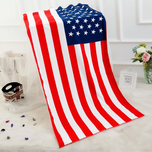 Drap de Plage Drapeau Américain 140 x 70cm