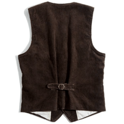 Gilet Country Western Marron