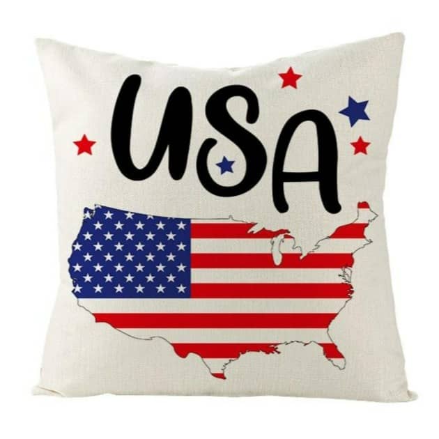 Housse de Coussin USA USA