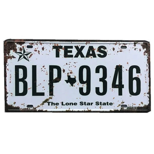 Plaque d'Immatriculation Texas