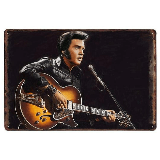 Plaque Déco Elvis Presley