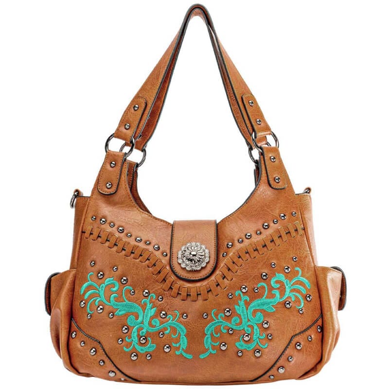 Sac Western pour Femme Marron