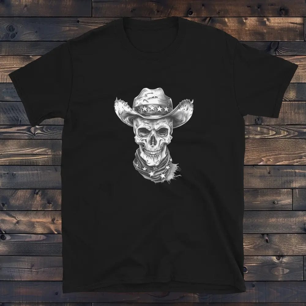 T-Shirt Cowboy Skull Noir / S