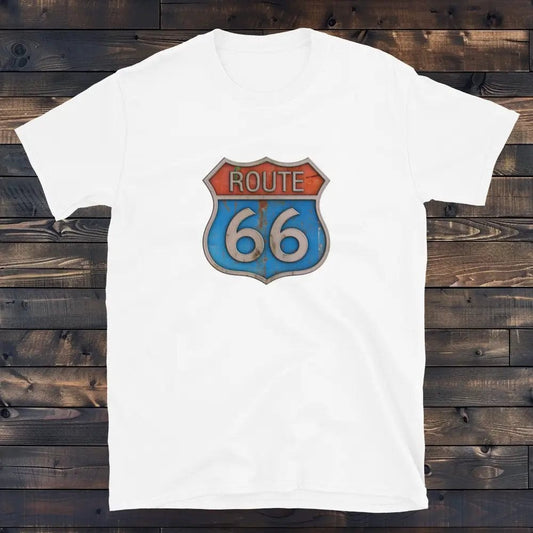 T-Shirt Route 66 Blanc / S