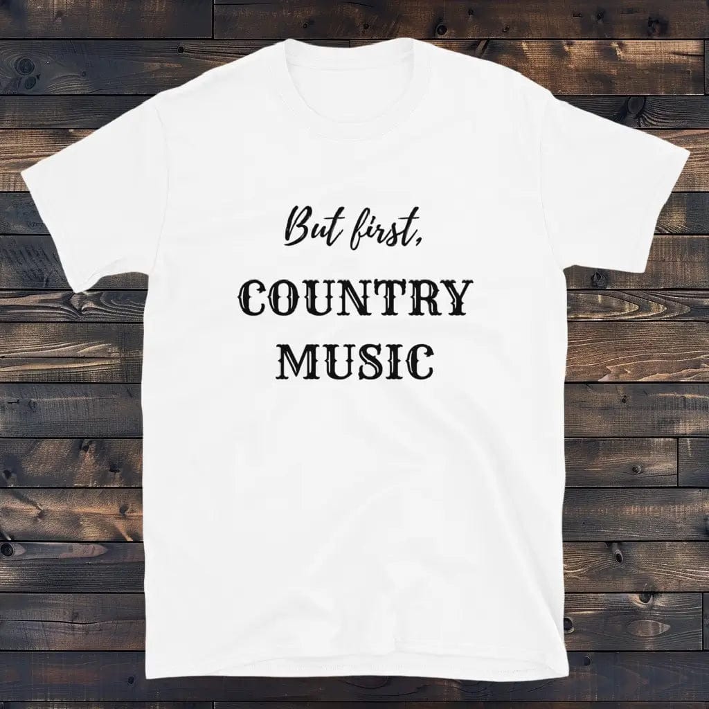 Tee Shirt Country Line Dance Blanc / S