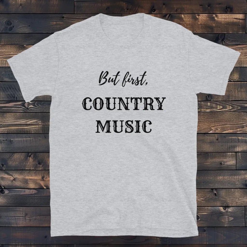 Tee Shirt Country Line Dance Gris / S