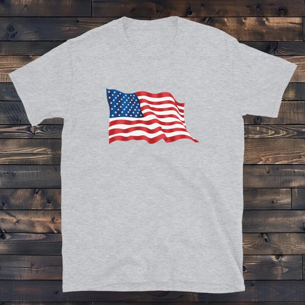 Tee Shirt Drapeau USA Femme