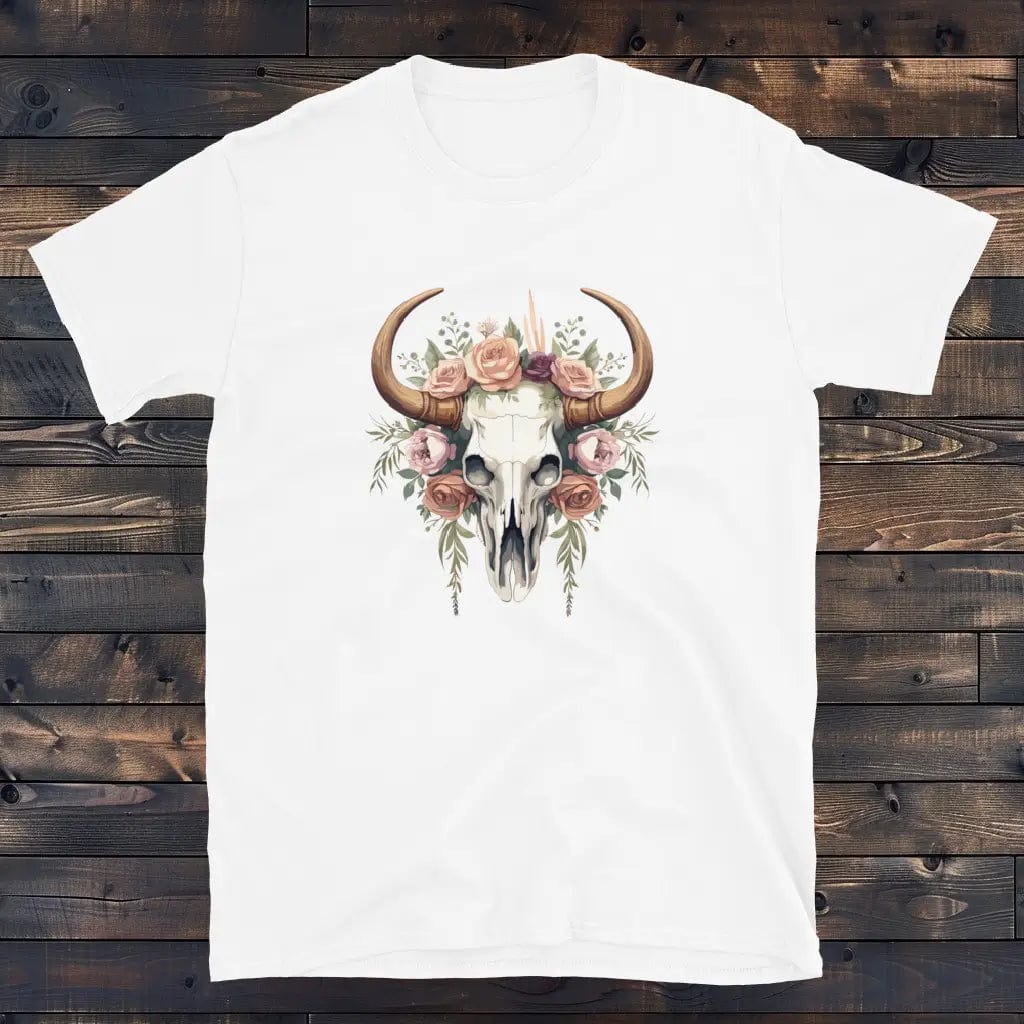 Tee Shirt Femme Motif Western Blanc / S