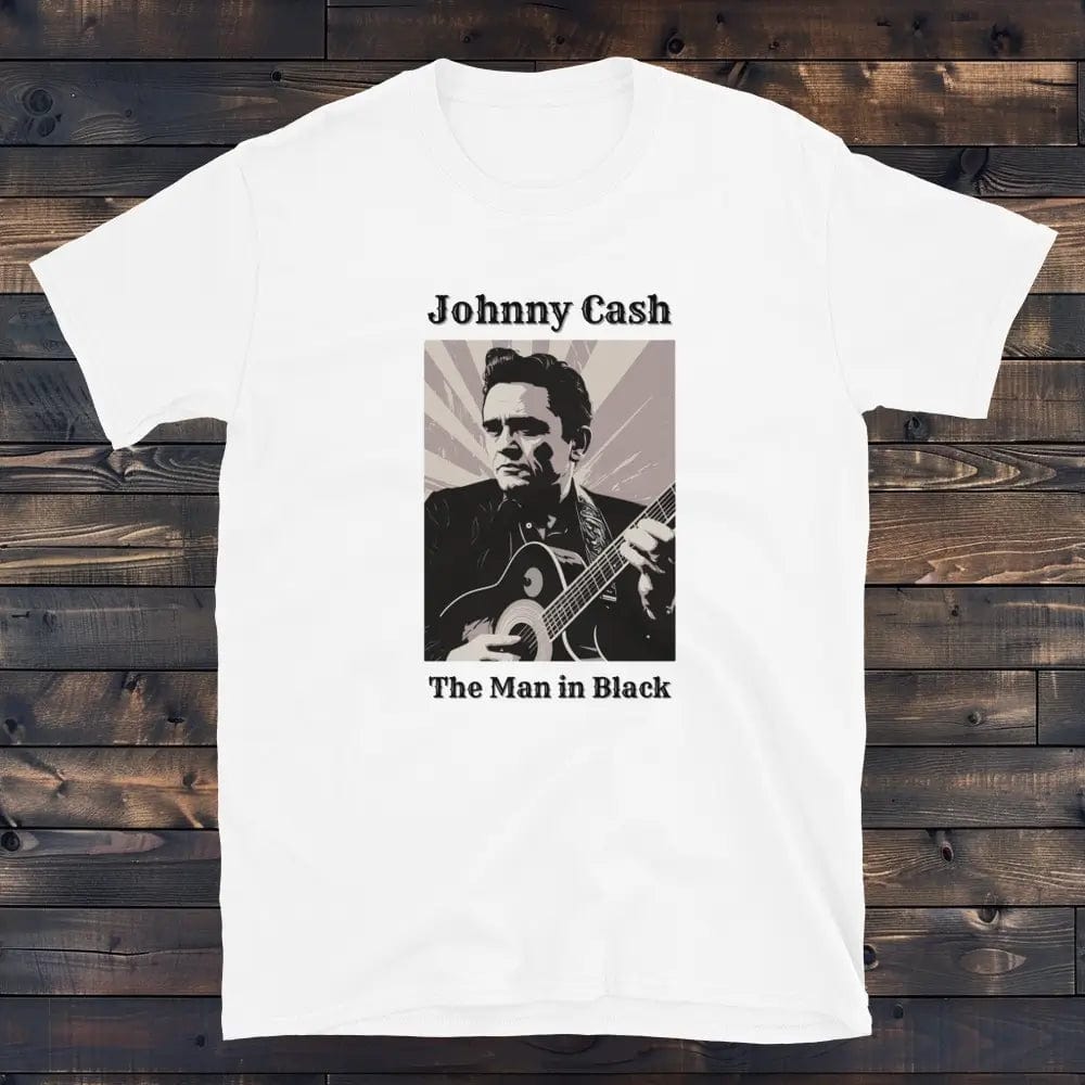 Tee Shirt Johnny Cash Blanc / S