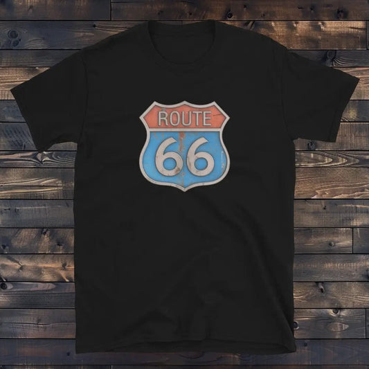 Tee Shirt Route 66 Femme Noir / S