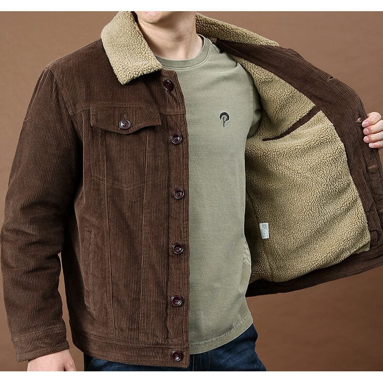 Veste Cowboy Marron Homme