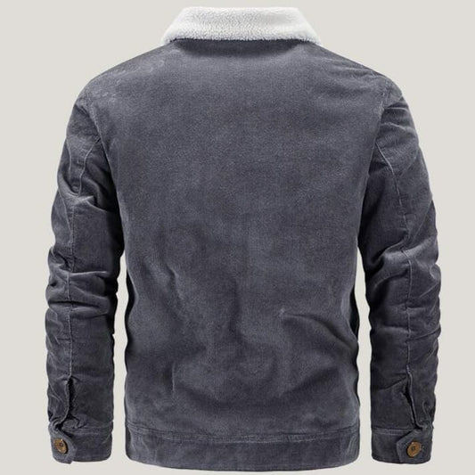 Veste Style Western en Velours Côtelé