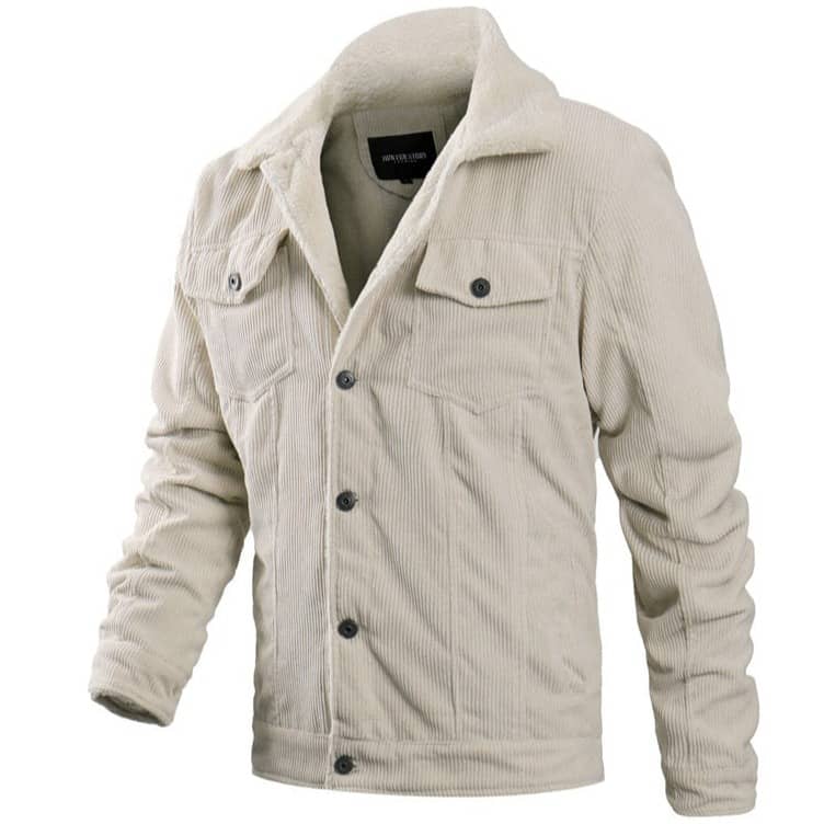 Veste Style Western Homme Blanc / M 50-56kg