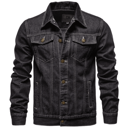 Veste Western en Jean Noir