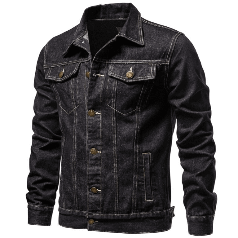 Veste Western en Jean Noir XS 40-45kg